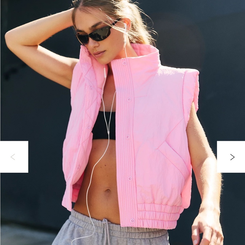 Free People Care FP Scrunch Time Puffer Vest XS